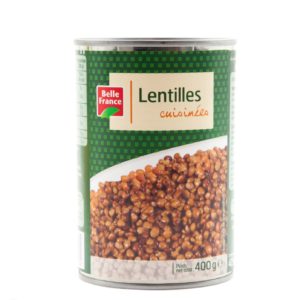 BELLE FRANCE - Lentilles cuisinées 400g