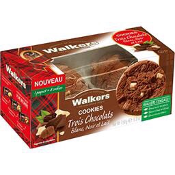 Walkers - Cookies trois chocolats 150g