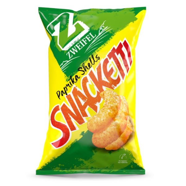 ZWEIFEL - Snacketti Paprika Shells 75g