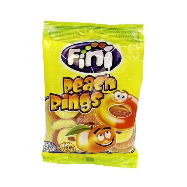 FINI - Peach Rings 100g