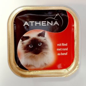 ATHENA – Nourriture pour chats au bœuf 100 g