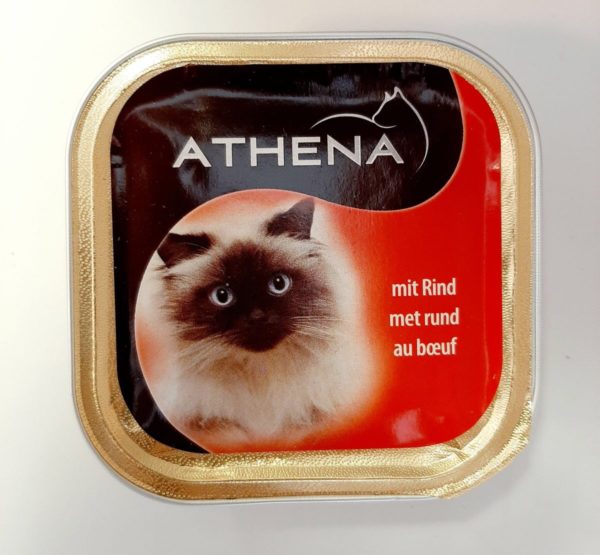 ATHENA – Nourriture pour chats au bœuf 100 g