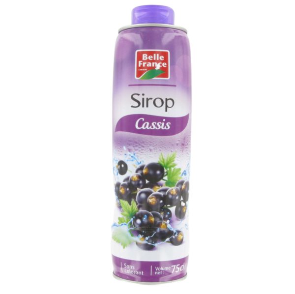 BELLE FRANCE - Sirop au cassis 75cl