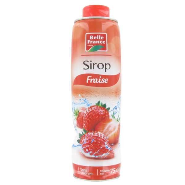 BELLE FRANCE - Sirop à la fraise 75cl