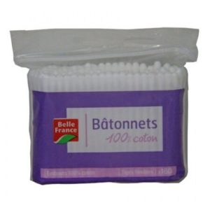 BELLE FRANCE - Bâtonnets en 100% cotton (cotons-tiges)