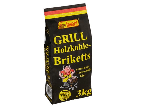FAVORIT - Briquettes pour grill 3kg