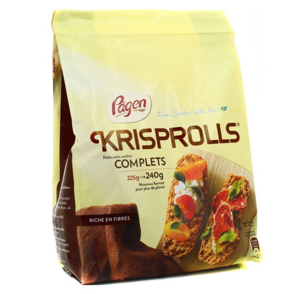 Pagen - Krisprolls, Petits pains suédois complets 240g
