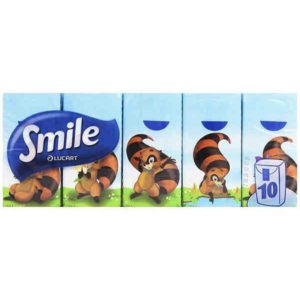 Lucart - Mouchoirs SMILE (10 paquets)