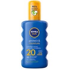 NIVEA - Spray solaire Protect & Moisture FPS 20+
