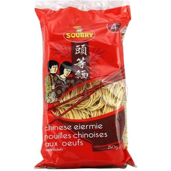 Soubry - Nouilles chinoises aux oeufs 250g