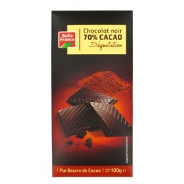 Belle France - Chocolat noir 70% de cacao "dégustation" 100g