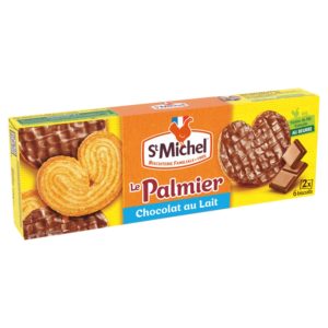 St Michel - Palmiers biscuits nappés de chocolat au lait 100g