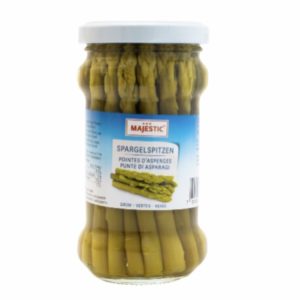 MAJESTIC - Pointes d’asperges vertes 180g