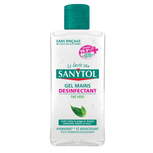 SANYTOL - Gel désinfectant au thé vert 75ml