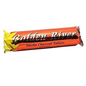 Golden River - charbon à chicha 33mm