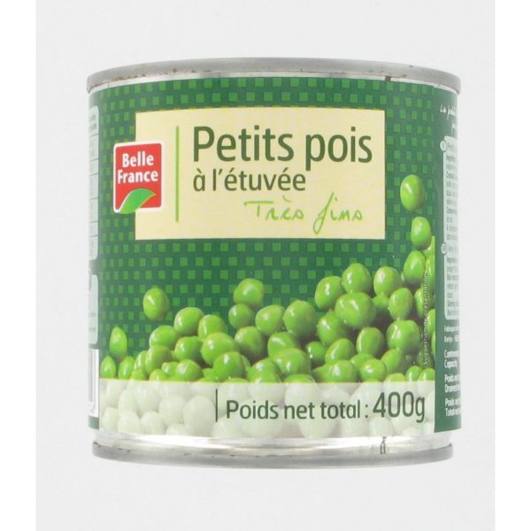 Belle France - Petits pois à l’étuvée 400g