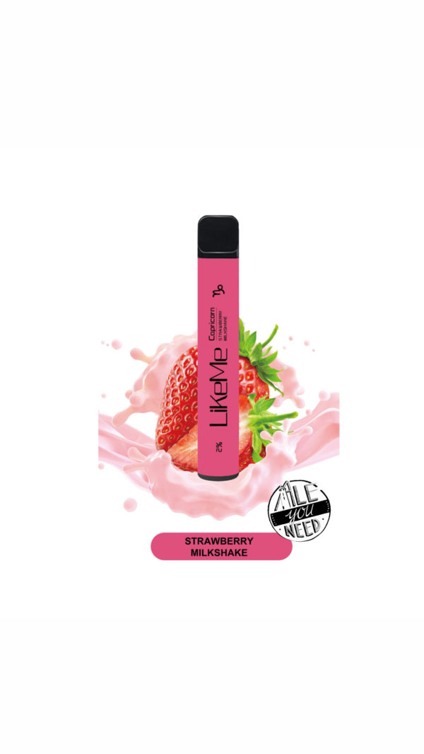 Like Me Capricorn - Strawberry Milkshake (2% nicotine)