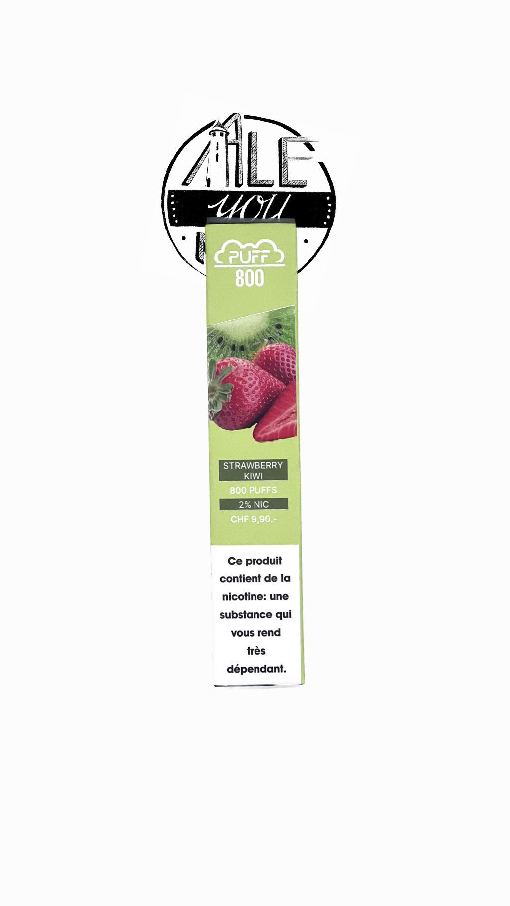 Puff Plus - Strawberry Kiwi 800 bouffées (2% nicotine)