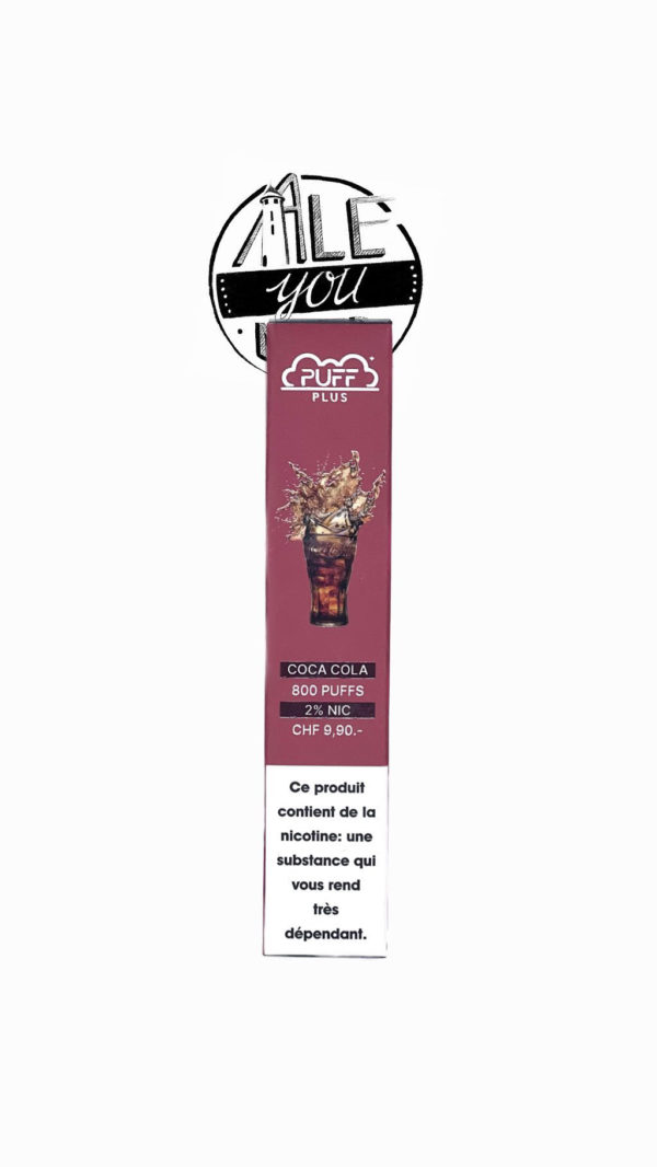 Puff Plus - Coca Cola 800 bouffées (2% nicotine)