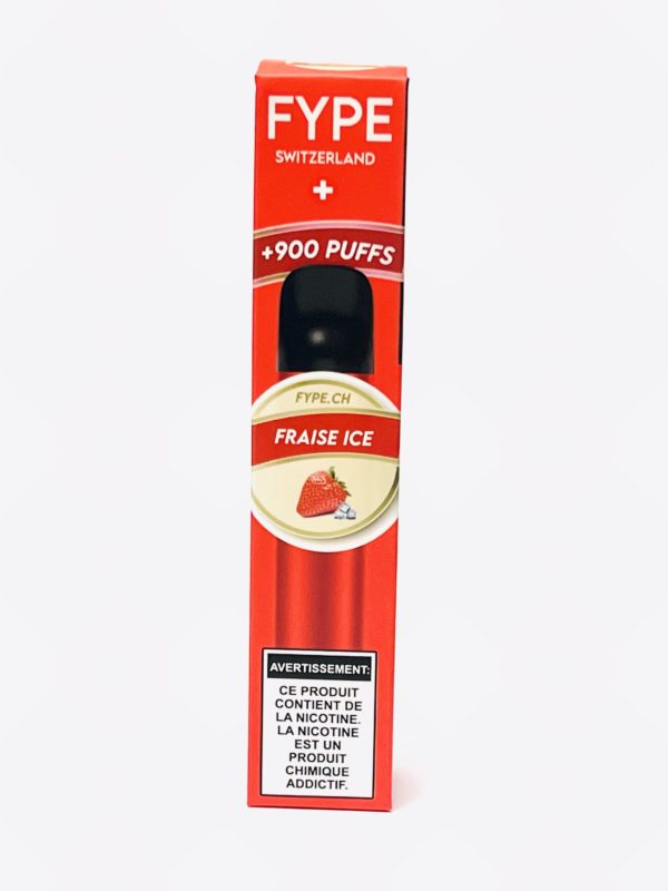 Fype - Fraise ice 900 bouffées (2% nicotine)