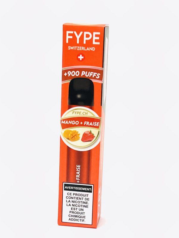 Fype - Mango Fraises 900 bouffées (2% nicotine)