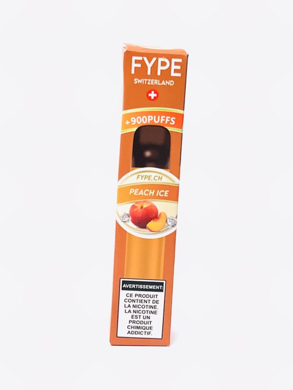 Fype - Peach Ice 900 bouffées (2% nicotine)