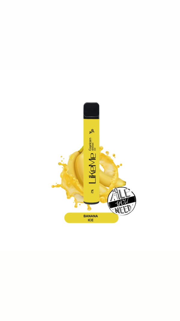 Like Me Capricorn - Banana Ice 800 bouffées (2% nicotine)