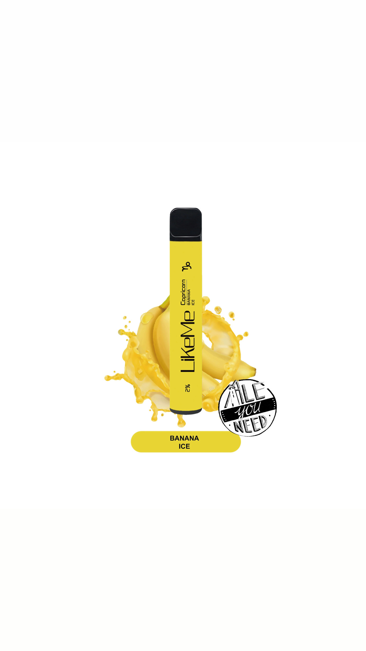 Like Me Capricorn - Banana Ice 800 bouffées (2% nicotine)