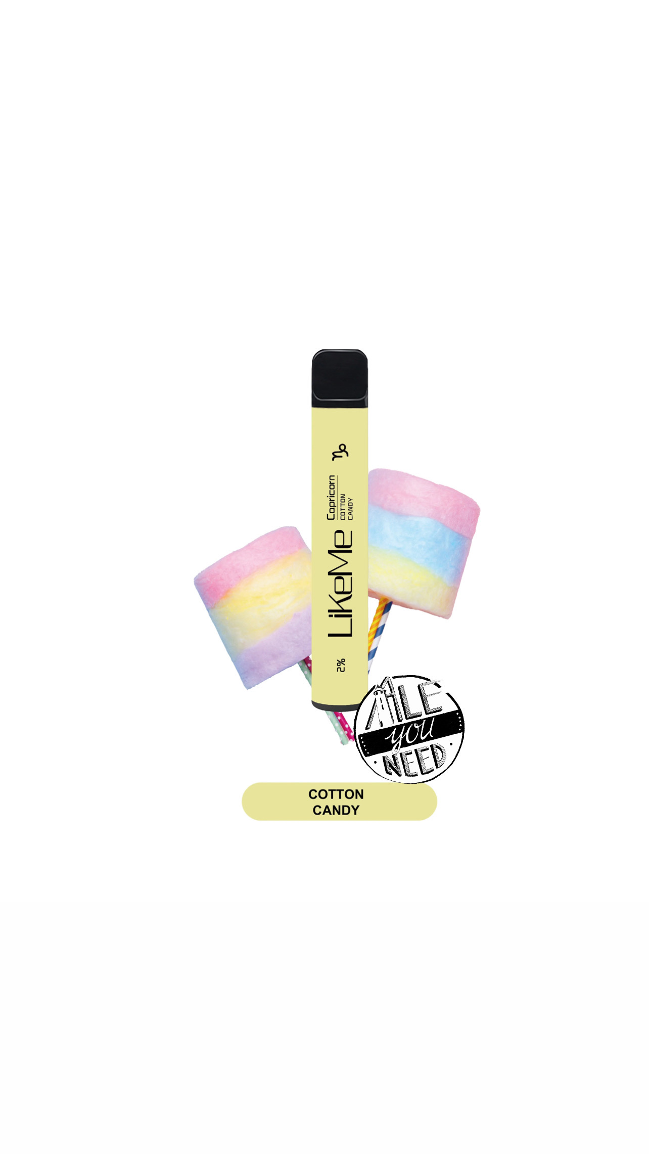Like Me Capricorn - Cotton Candy (2% nicotine) 800 bouffées