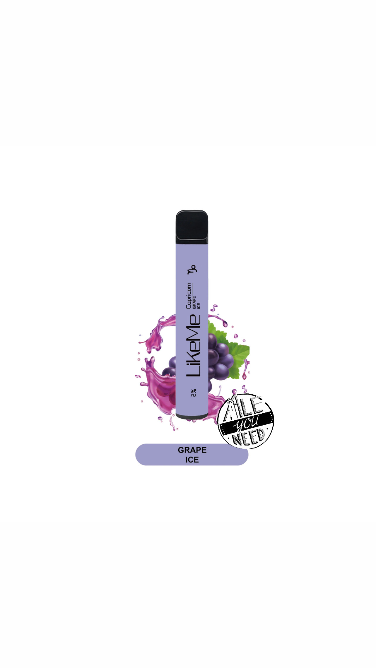 Like Me Capricorn - Grape Ice 800 bouffées(2% nicotine)