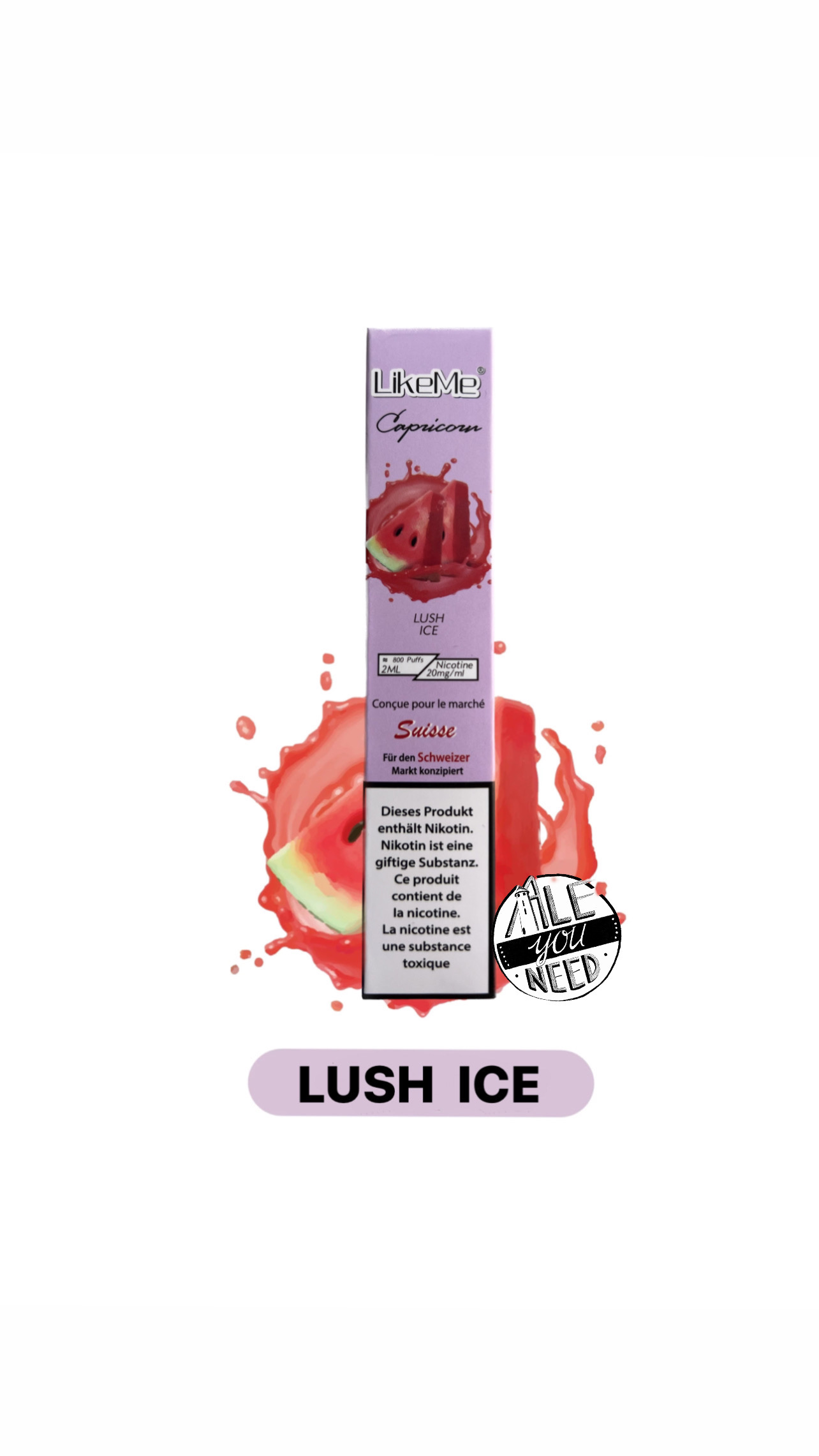 Like Me Capricorn - Lush Ice (2% nicotine)