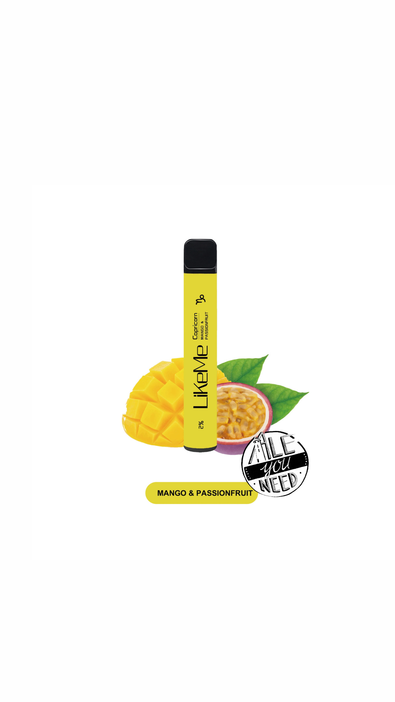 Like Me Capricorn - Mango passionfruit (2% nicotine) 800 bouffées