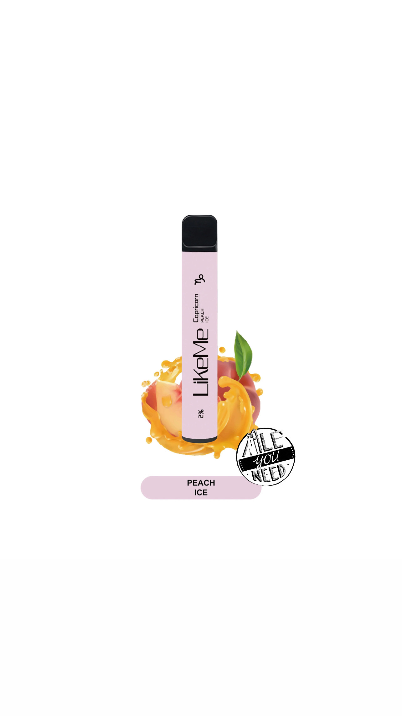 Like Me Capricorn - Peach Ice Citron Ice 800 bouffées (2% nicotine)