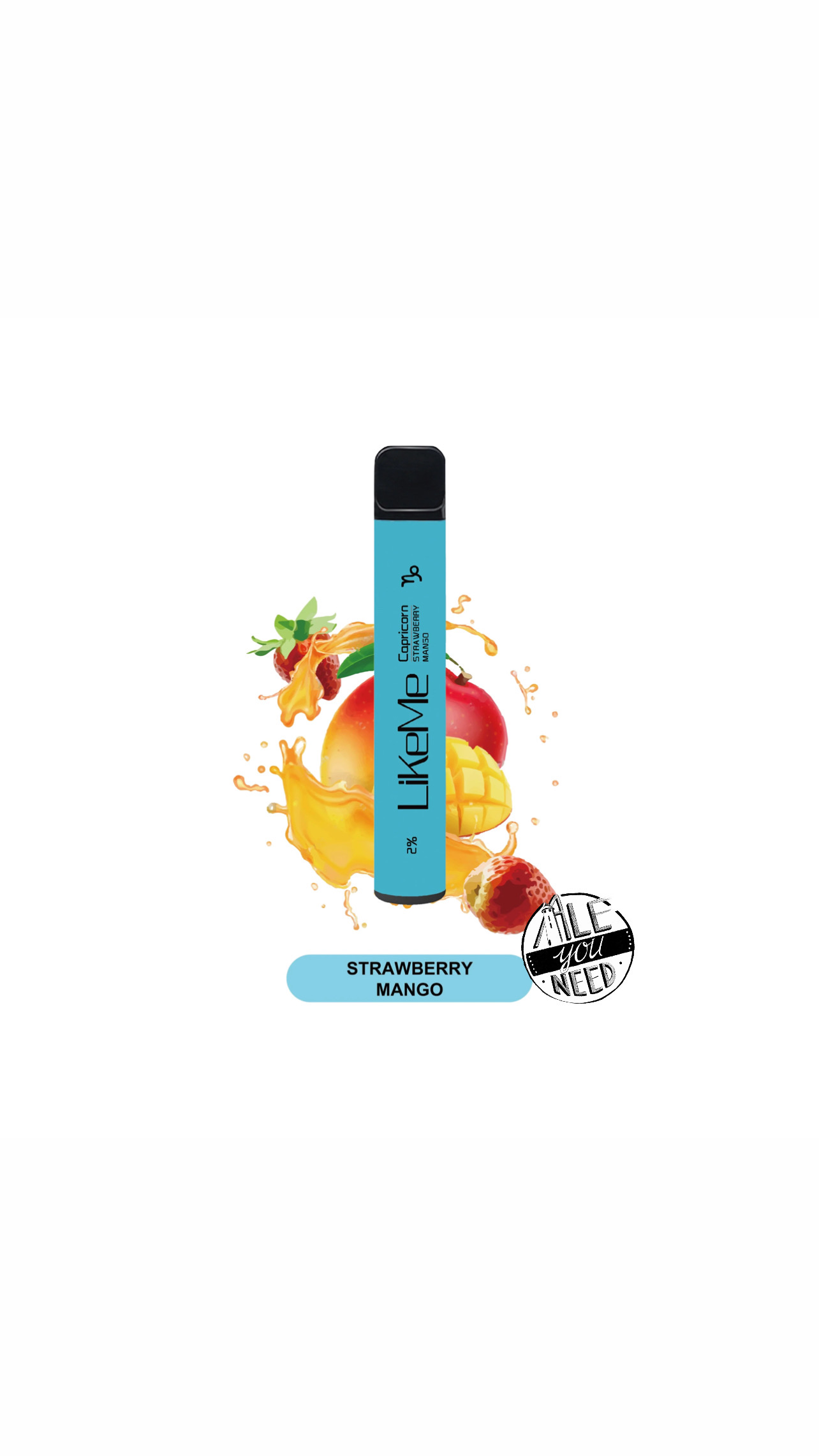 Like Me Capricorn - Strawberry Mango (2% nicotine) 800 bouffées