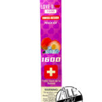 Love U - Pêche Ice 1600 bouffées (2% nicotine)