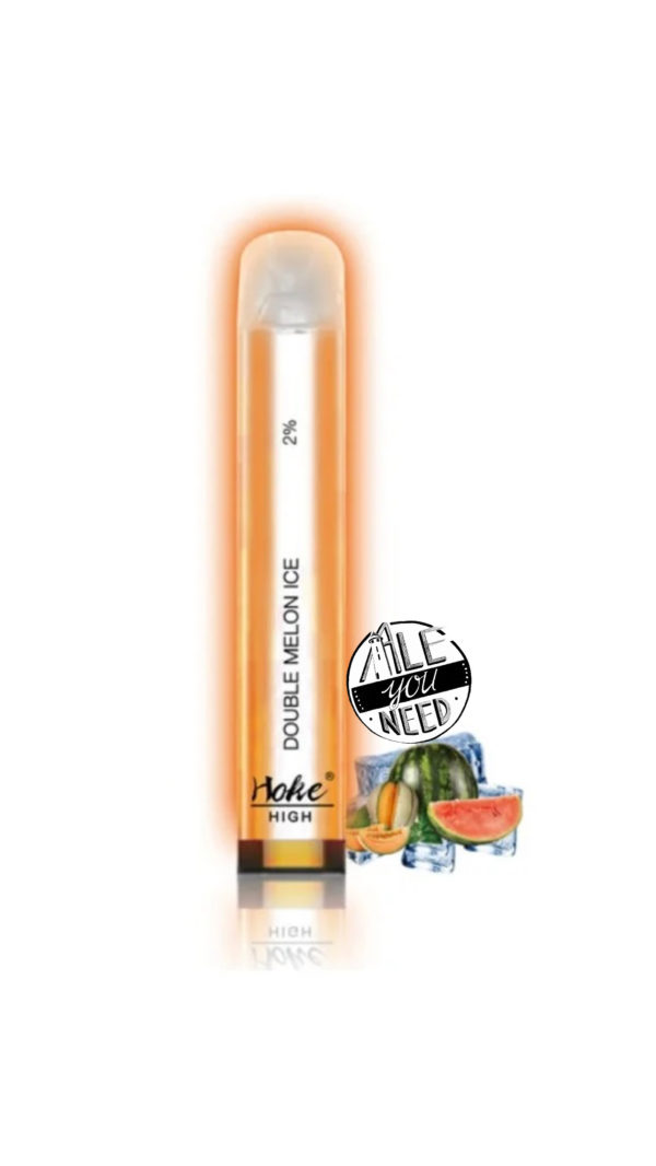 Hoke High - LED Double Melon Ice 800 bouffés (2% Nicotine)