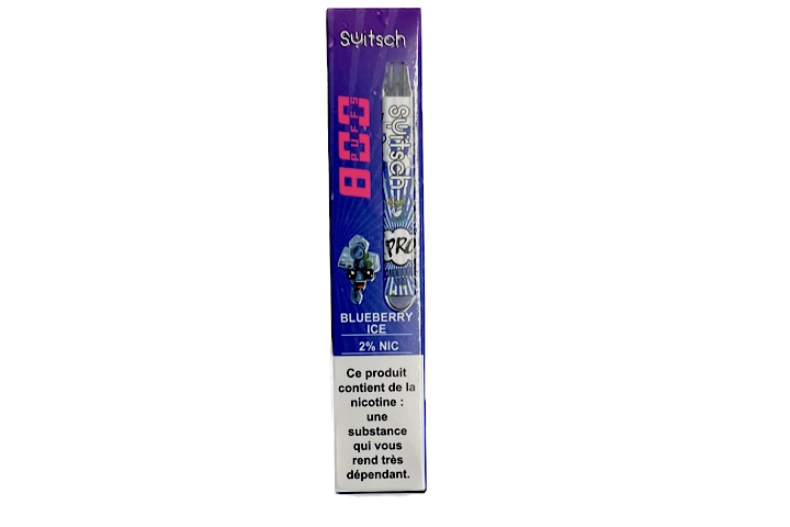 Switsch Puff -  Blueberry Ice 800 bouffées (2% nicotine)