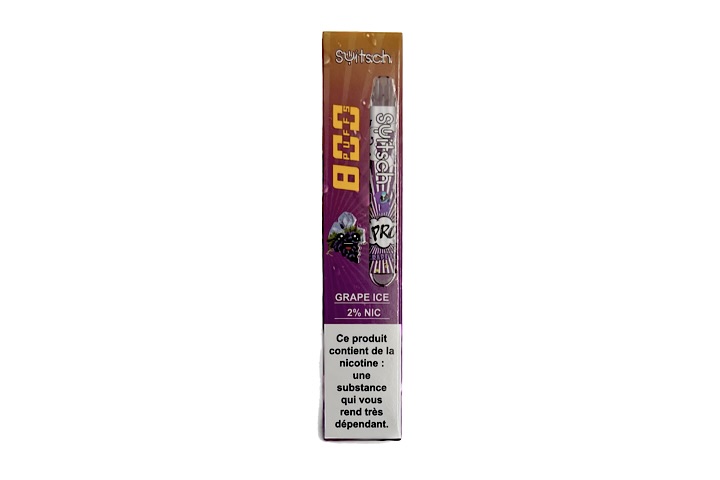 Switsch Puff -  Grape Ice 800 bouffées (2% nicotine)