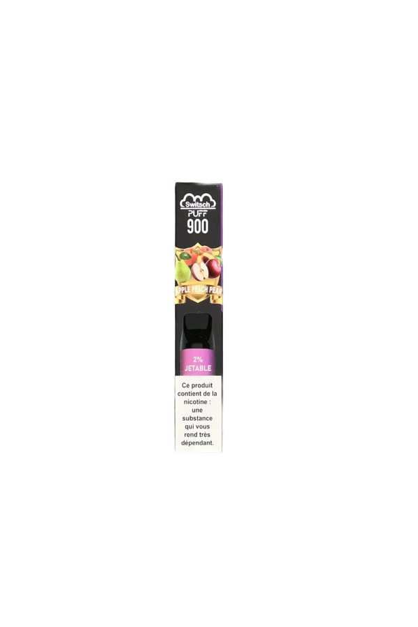 Switsch Puff - Apple Peach Pear 900 bouffées (2% nicotine)