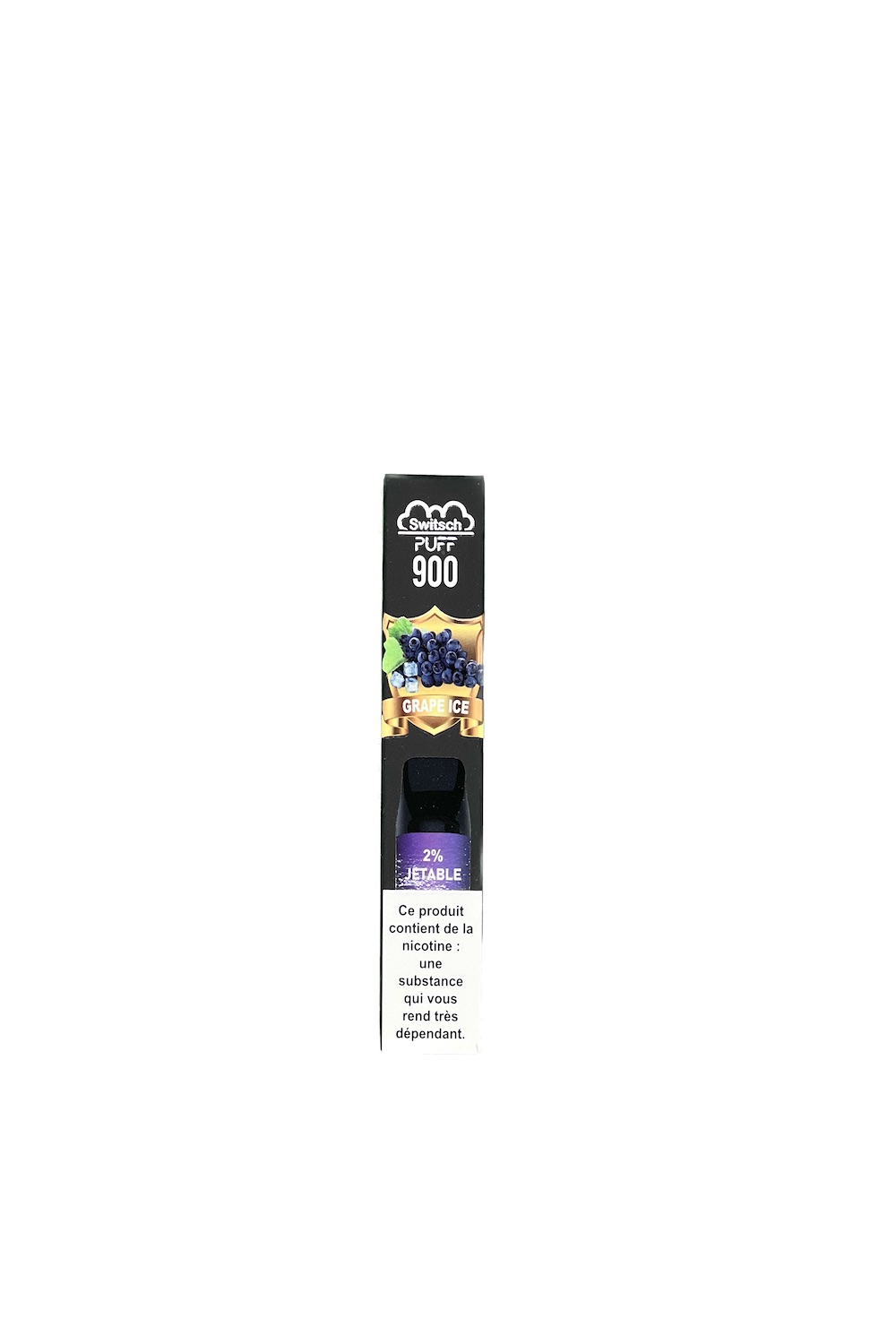 Switsch Puff -  Grape Ice 900 bouffées (2% nicotine)