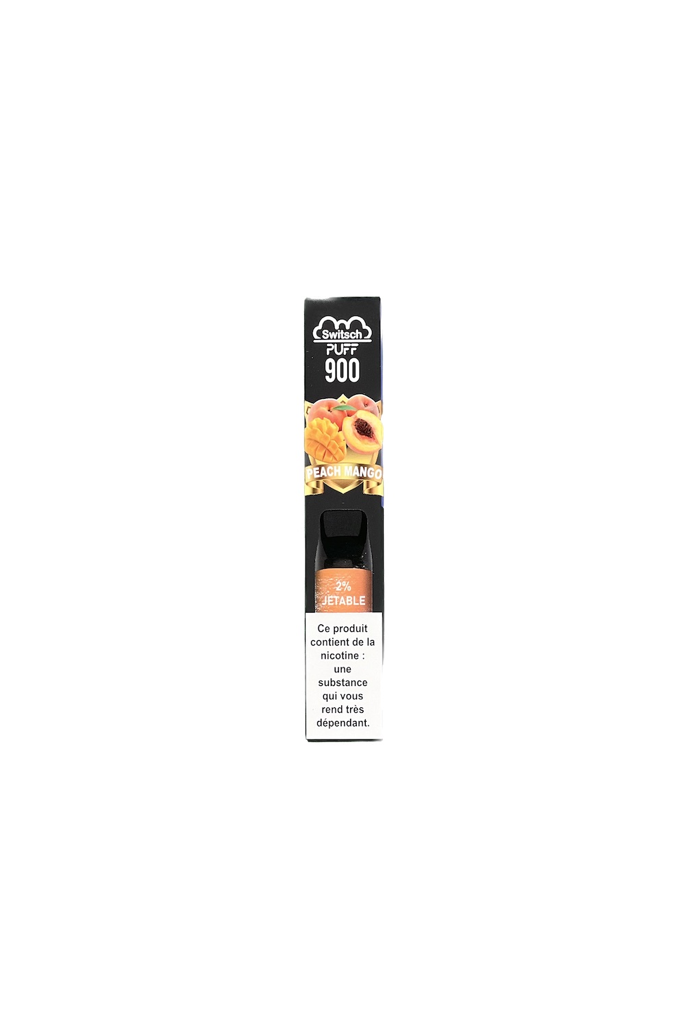 Switsch Puff -  Peach Mango 900 bouffées (2% nicotine)