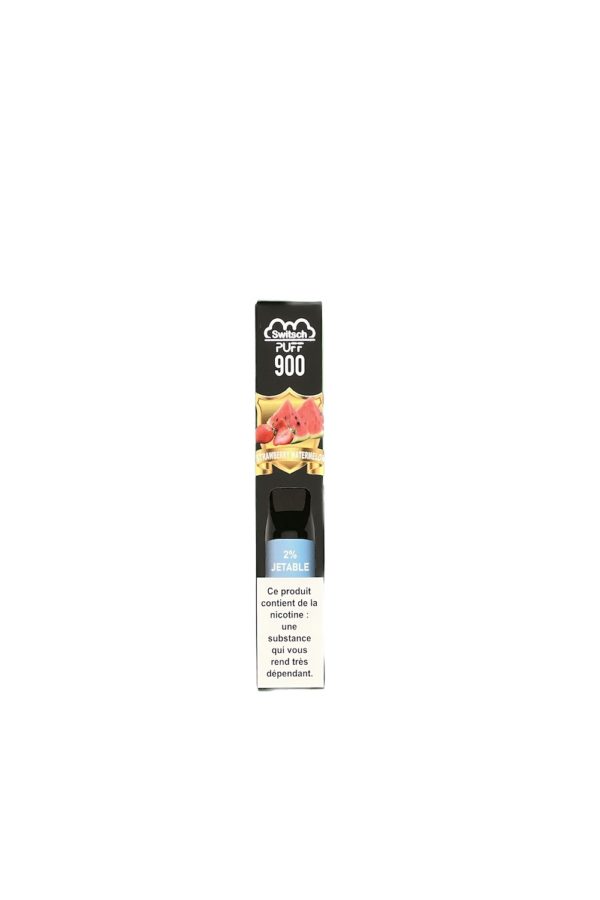 Switsch Puff 900 Vape Jetable 2% Nicontine Strawberry Watermelon