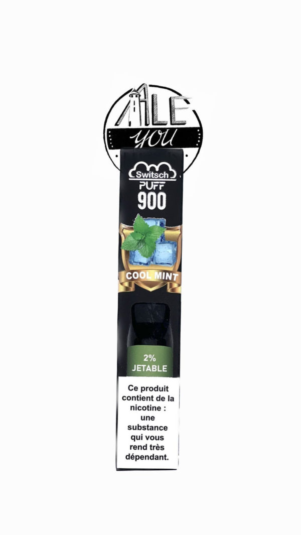 Switsch Puff - Cool Mint 900 bouffées (2% nicotine)