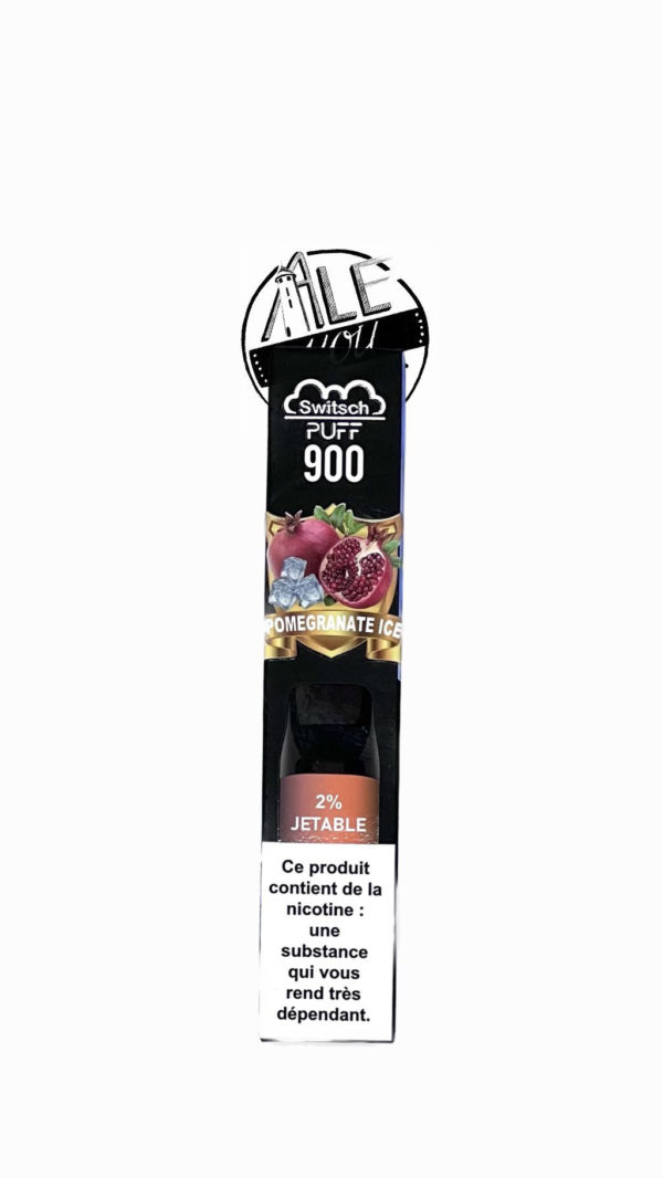 Switsch Puff - Pomegranate Ice 900 bouffées (2% nicotine)
