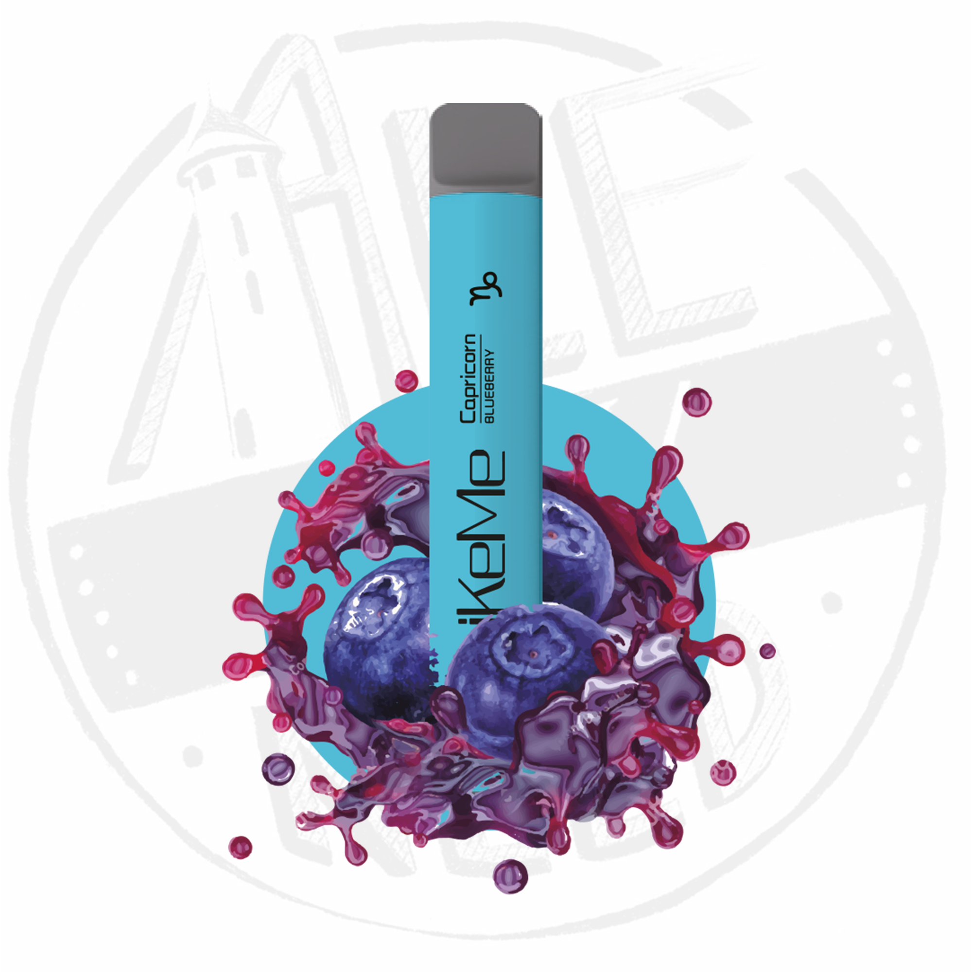 LikeMe Capricorn 2% Nicotine Blueberry 800 Bouffées pack de 10