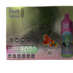 Puff RandM Tornado 9000 2% nicotine Watermelon Bubble Gum Pack de 10