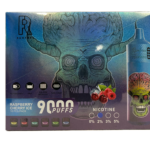 Puff RandM Tornado 9000 Runfree 2% nicotine Raspberry Cherry Ice Pack de 10