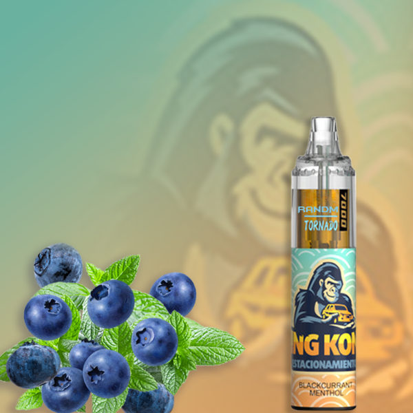 R And M Tornado - Blackcurrant Menthol 7000 bouffées (2% nicotine)