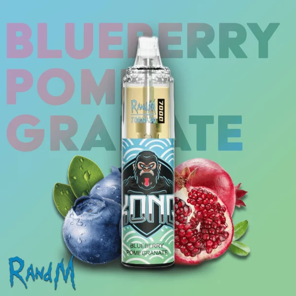 R And M Tornado - Blueberry Pomegranate 7000 bouffées (2% nicotine)
