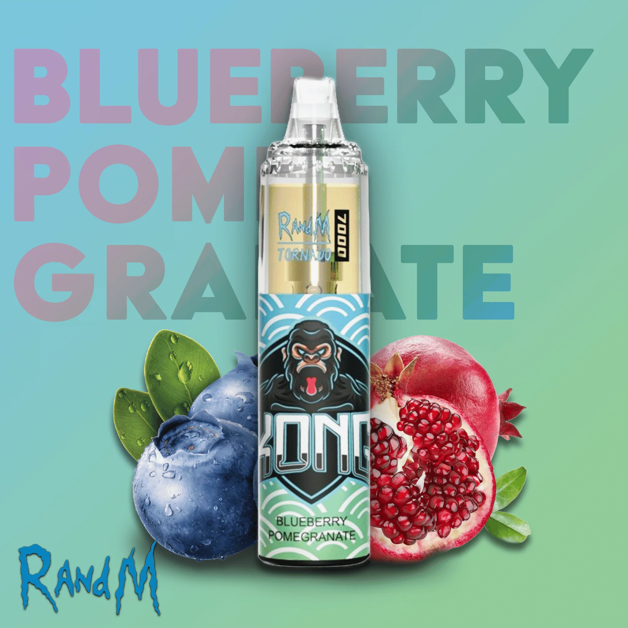 R And M Tornado - Blueberry Pomegranate 7000 bouffées (2% nicotine)
